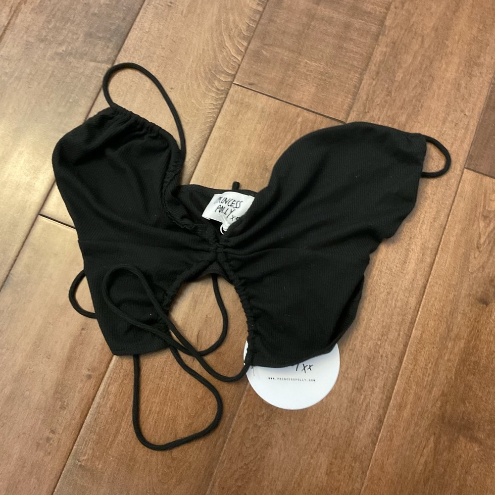Brianna top black